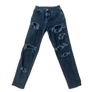 ASOS Black Distressed Jeans